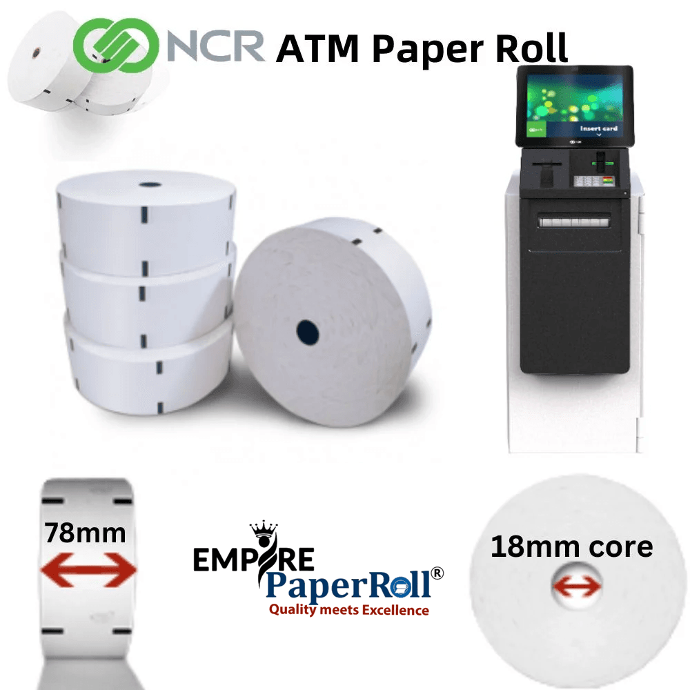 80mm x 150mm x 25mm ATM Receipt Paper Roll