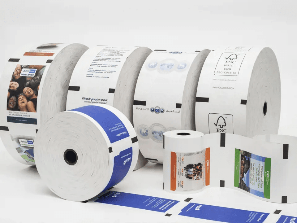 80mm x 200mm x 17mm ATM Thermal Rolls